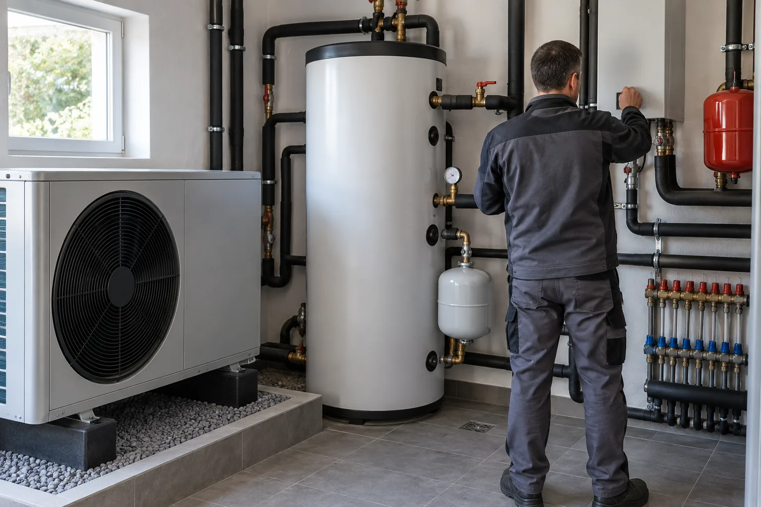 Contrôle d’une installation de pompe à chaleur résidentielle